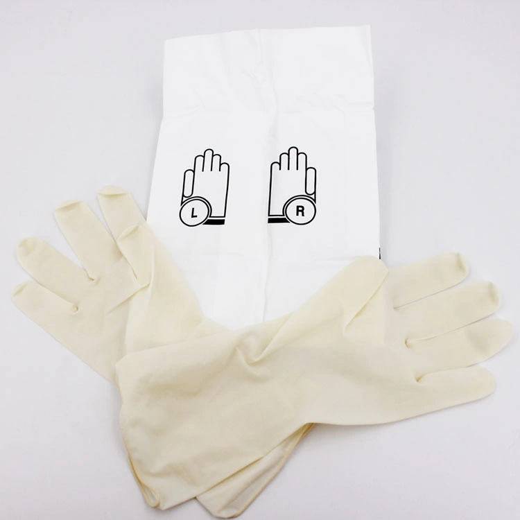 100% Natural Latex Procedure Latex Gloves Surgical Gloves